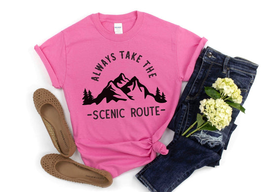 Always Take The Scenic Route Tee