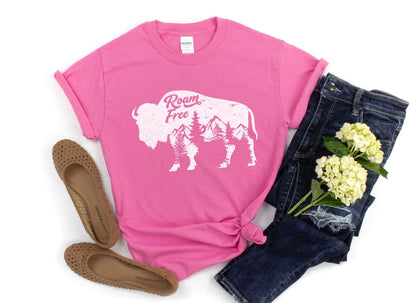 Roam Free Bison Tee