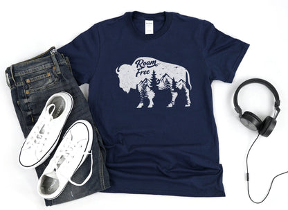 Roam Free Bison Tee