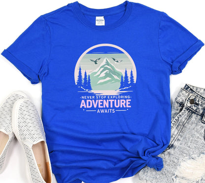 Serene Mountain Adventure Awaits Tee