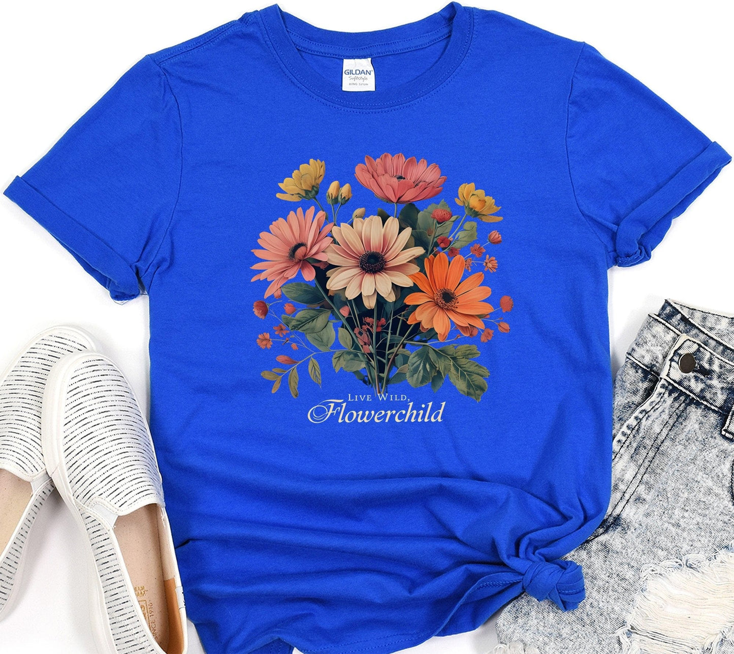 Live Wild, Flowerchild Tee