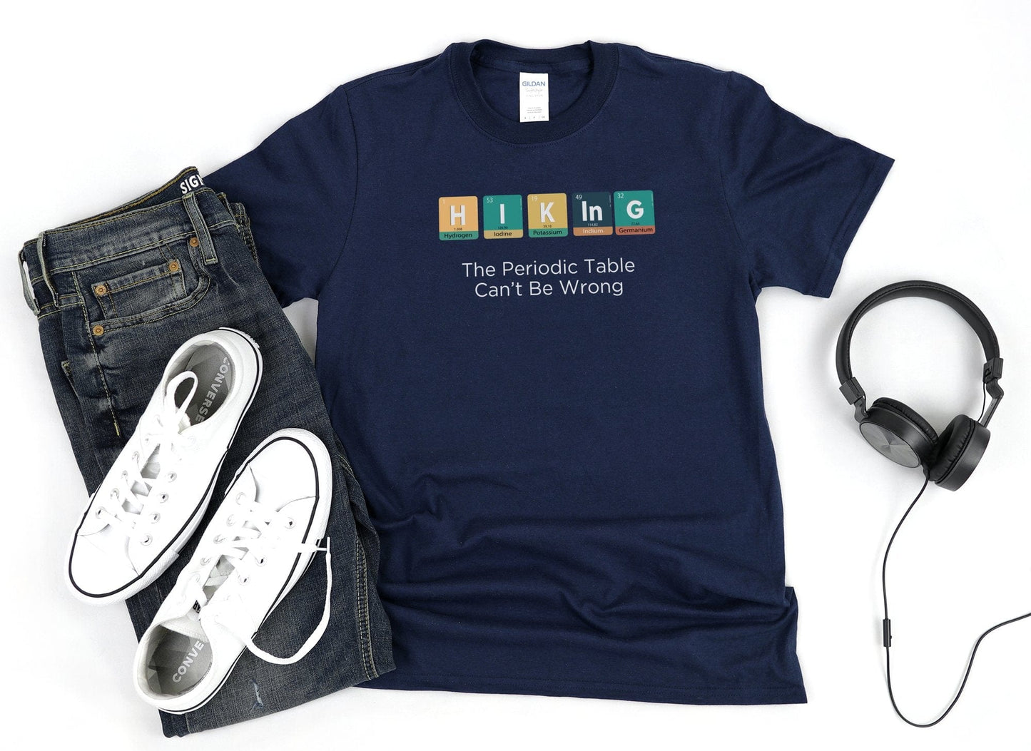 Hiking Periodic Table Tee