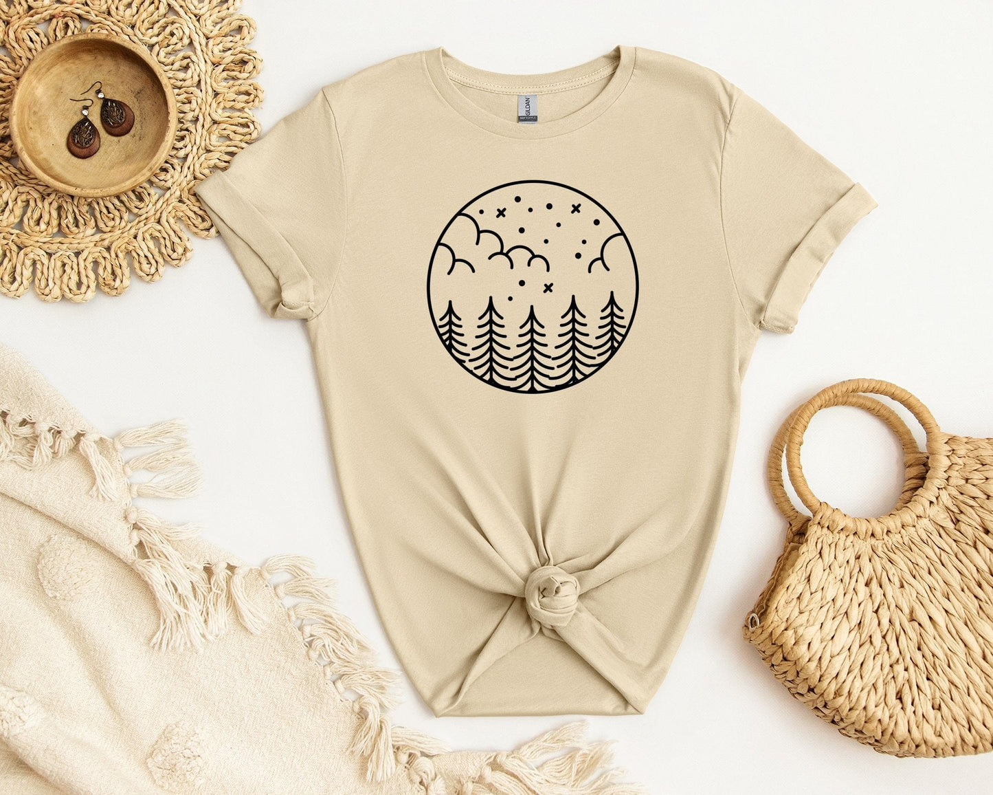 Wilderness Line Art Tee