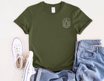 Wanderlust Line Art Tee