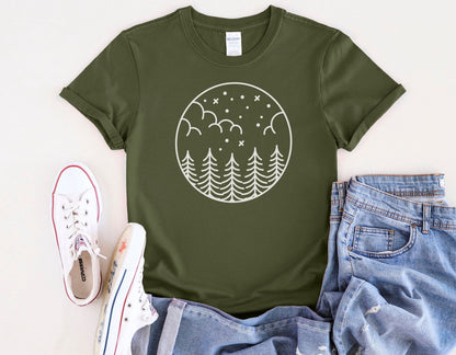 Wilderness Line Art Tee