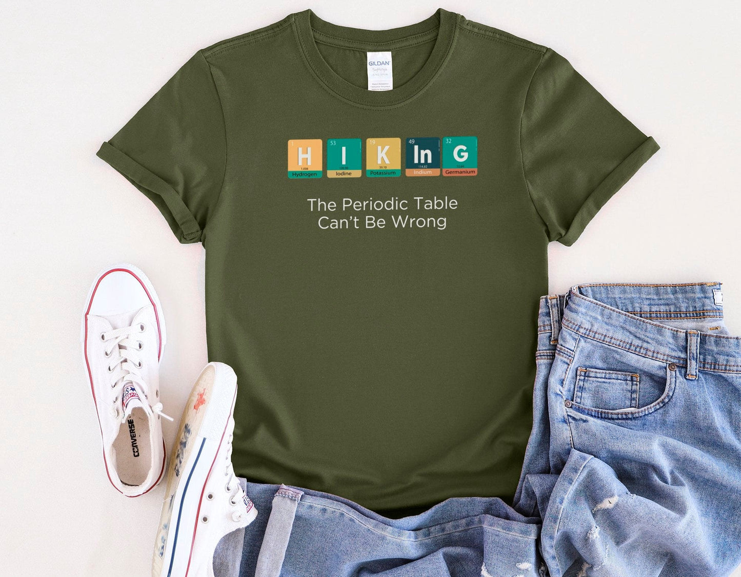 Hiking Periodic Table Tee