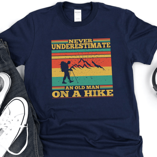 Never Underestimate An Old Man Tee