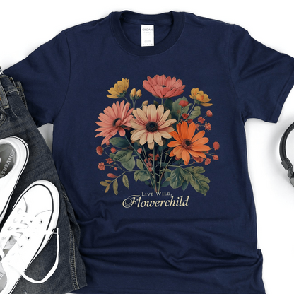 Live Wild, Flowerchild Tee