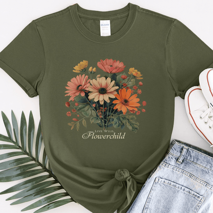 Live Wild, Flowerchild Tee