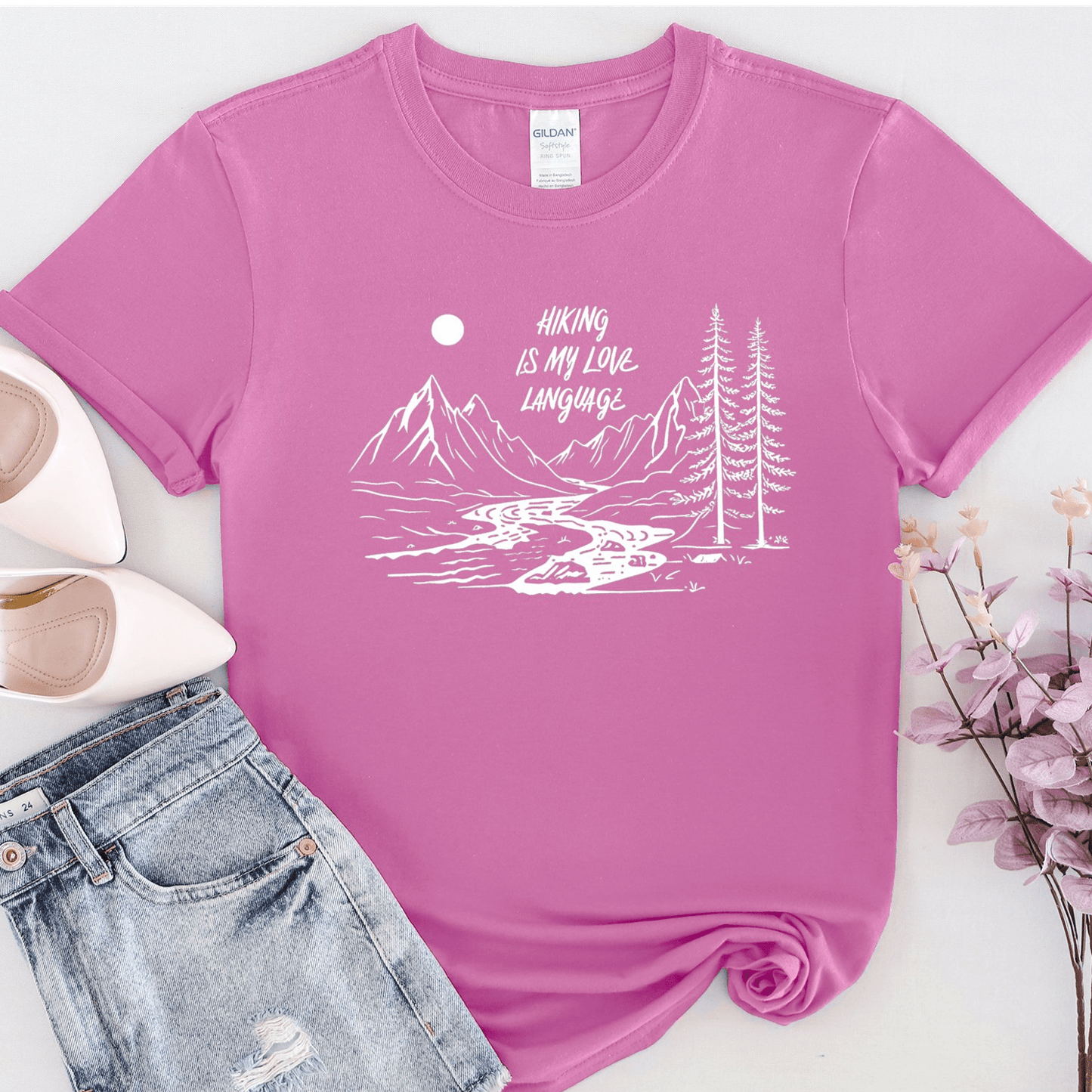 Hiking Is My Love Language Tee