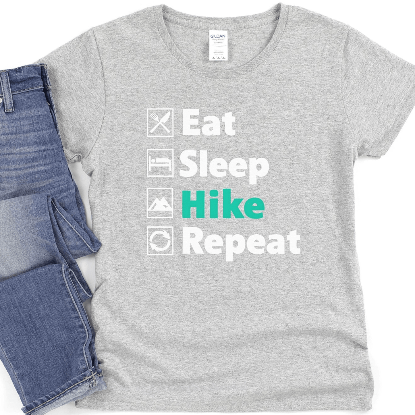 Eat Sleep Hike Repeat T-shirt