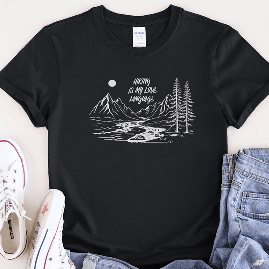 Hiking Is My Love Language Tee