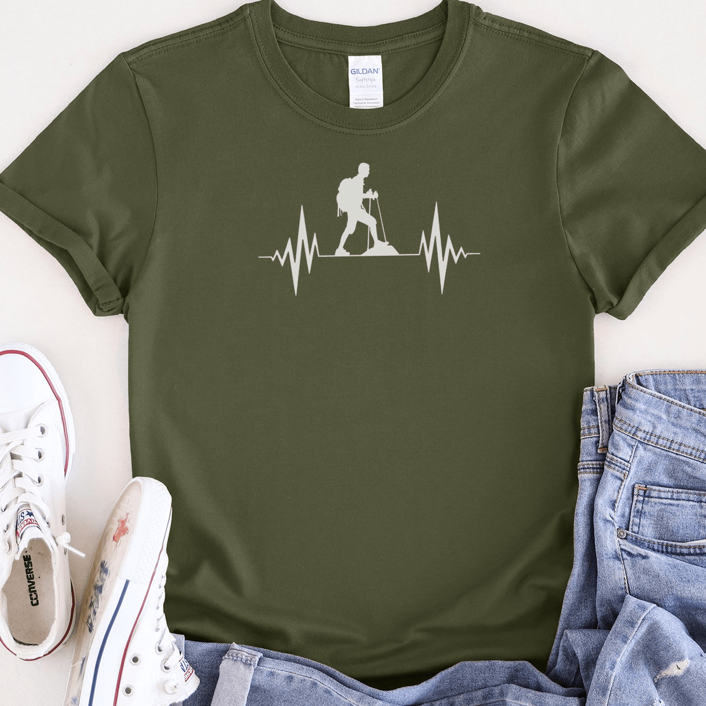 Hiking Heartbeat Tee