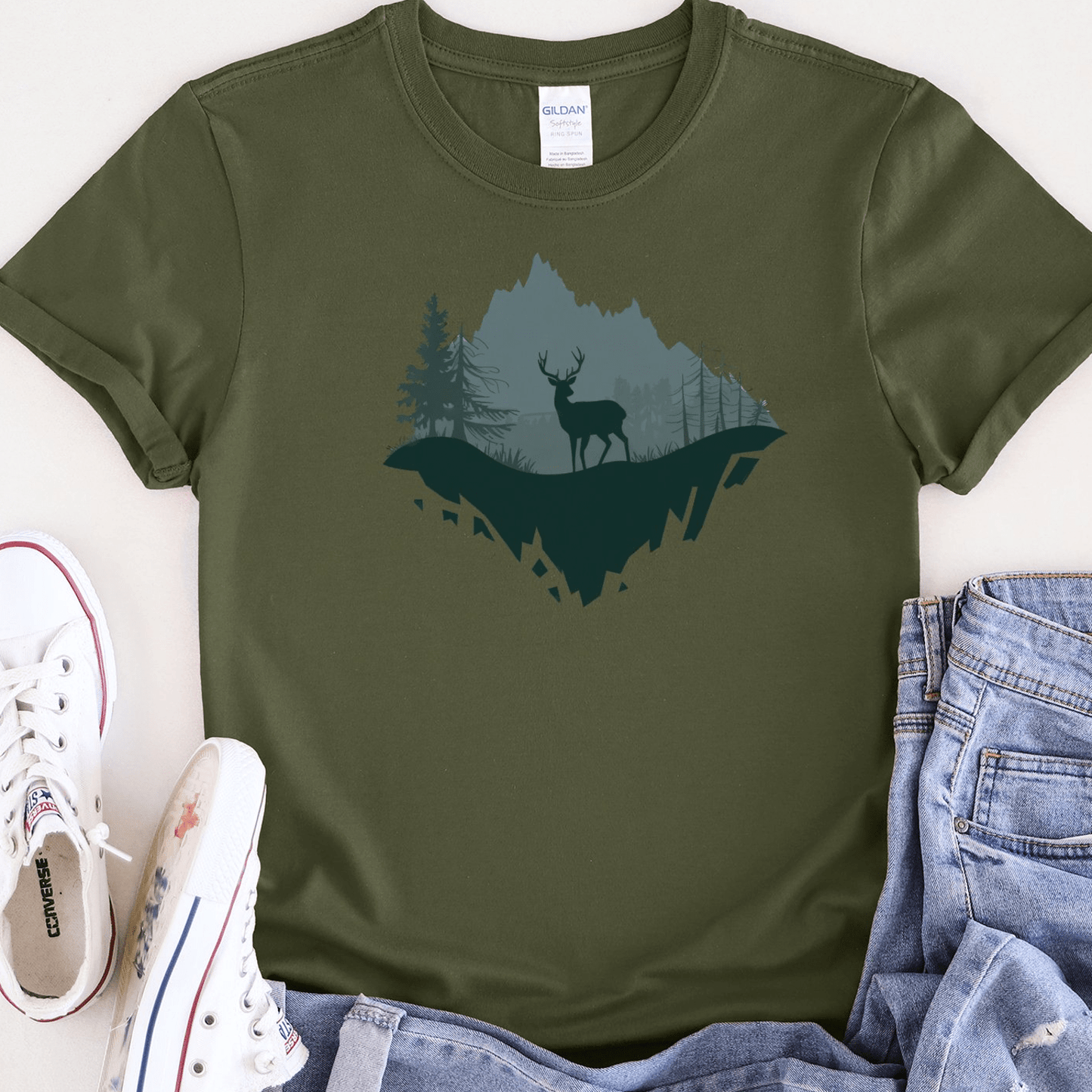 Woodland silhouette